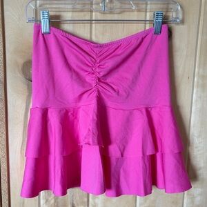 🌵5 for $20🌵 Women's/Juniors Hot Pink Pink Tiered Ruffle Skirt or Tube Top